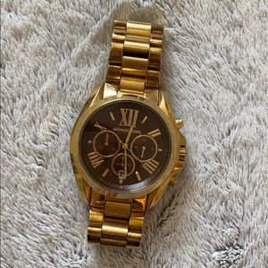 Gold Michael Kors watch